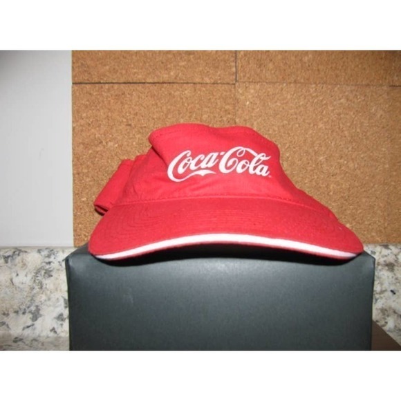 Coca Cola ball cap, 7" diameter, kids cap? Small head. - Picture 1 of 6